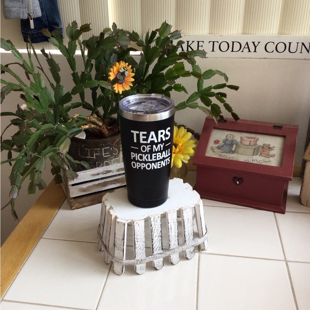 Pickleball Tears Tumbler